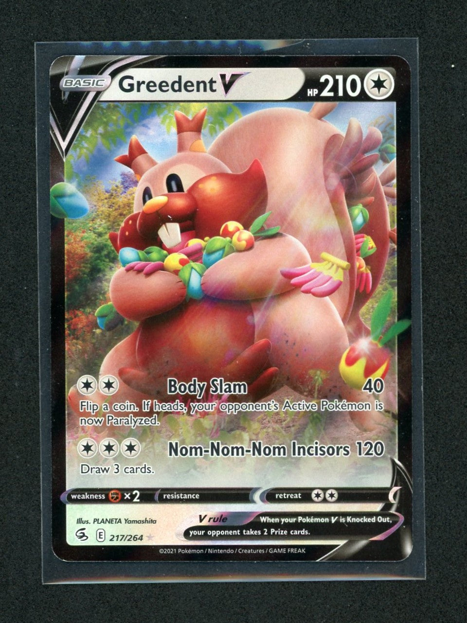 Greedent V - SWSH - Fusion Strike (SWSH08)