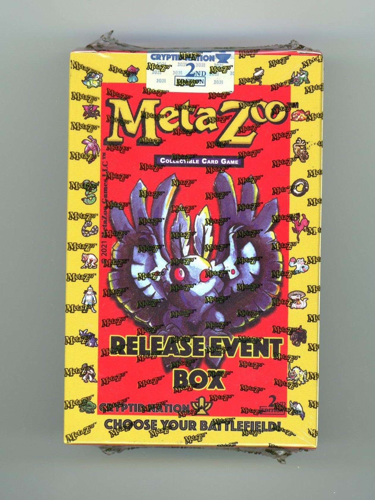 MetaZoo TCG Cryptid Nation Release Event Box 2nd Edition w/ 3 Booster Packs
