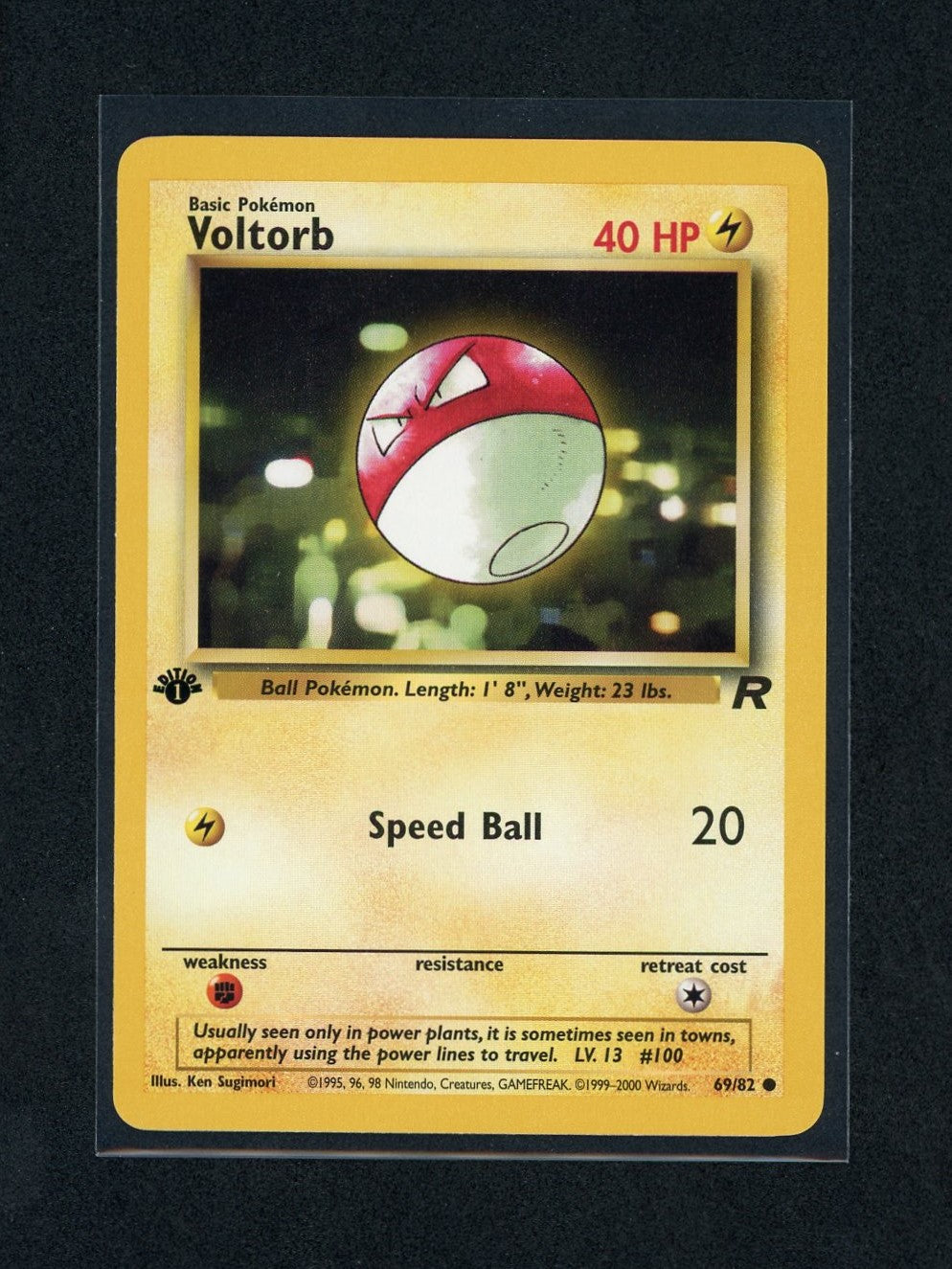 Voltorb - Rocket - 1st Edition