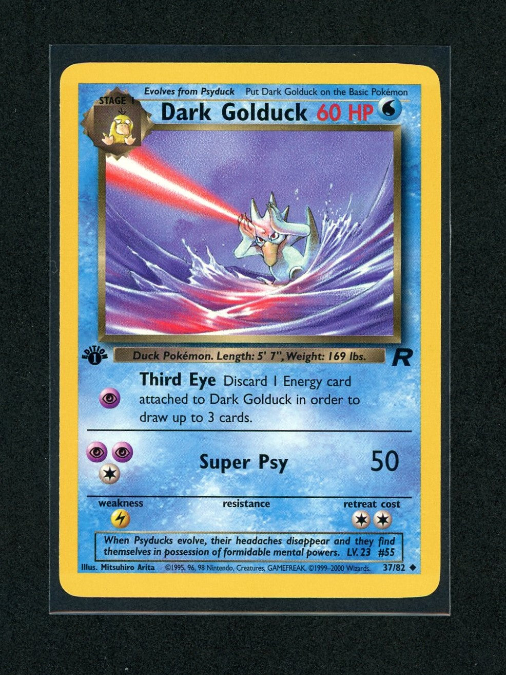 Dark Golduck - Rocket - 1st Edition