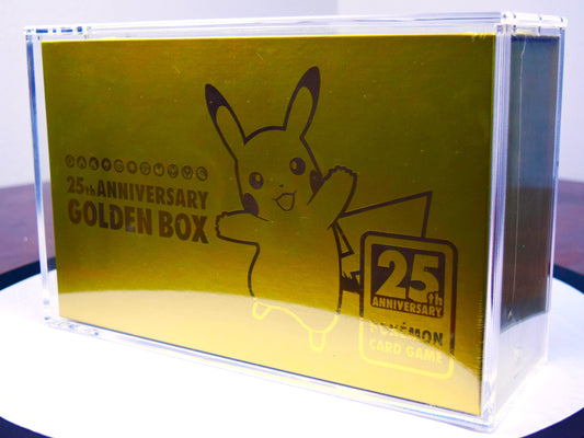 Pokémon 25th Anniversary Gold Box ACRYLIC CASE