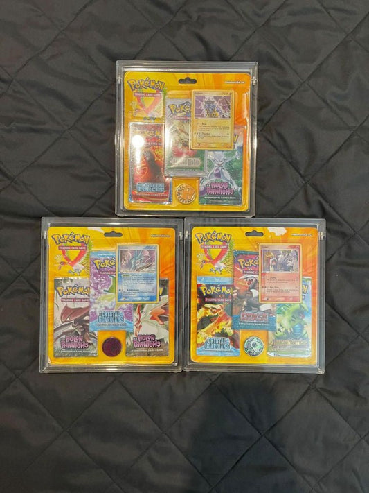 EX Series 3 Pack Blister Acrylic Case