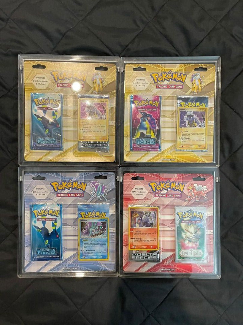 EX Series 3 Pack Blister Acrylic Case