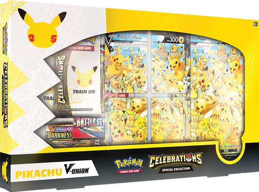 Pokémon Trading Card Games: 25th Anniversary Pikachu V Union Collection