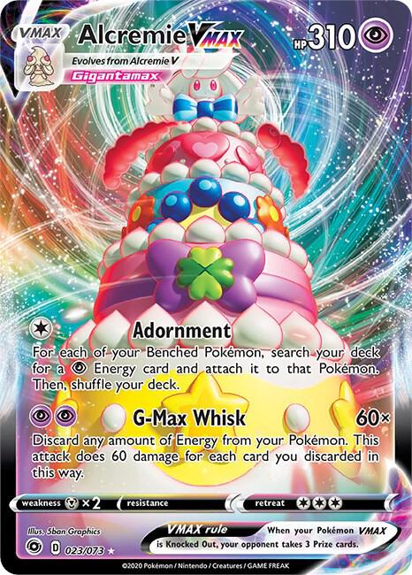 Alcremie VMAX Holo Ultra Rare Champion's Path 23/73 NM