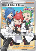 Chili & Cilan & Cress (Full Art) Holo Ultra Rare SWSH08: Fusion Strike 258/264 NM