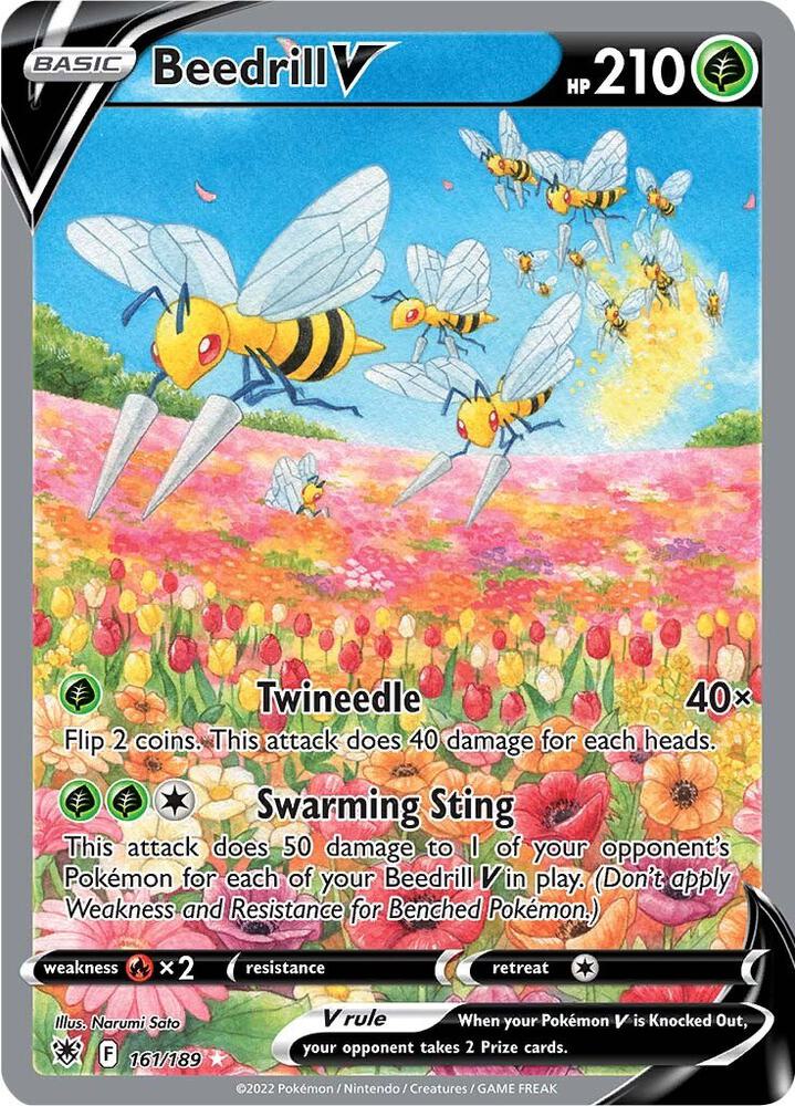 Beedrill V (Alternate Full Art) Holo Ultra Rare SWSH10: Astral Radiance 161/189 NM