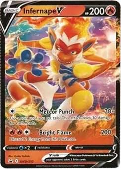 Infernape V Holo Promo SWSH: Sword & Shield Promo Cards SWSH252 NM