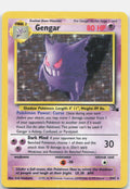 Gengar (5) Unlimited Holo Rare Fossil 05/62 MP