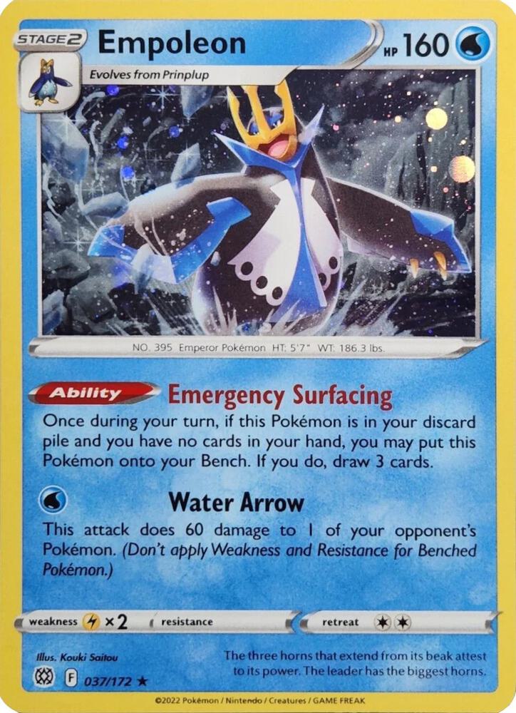 Empoleon (Cosmos Holo) Holo Rare Miscellaneous Cards & Products 037/172 NM