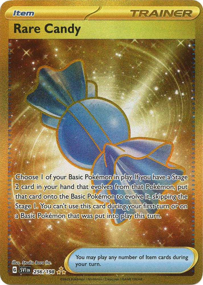 Rare Candy Holo Hyper Rare SV01: Scarlet & Violet Base Set 256/198 NM