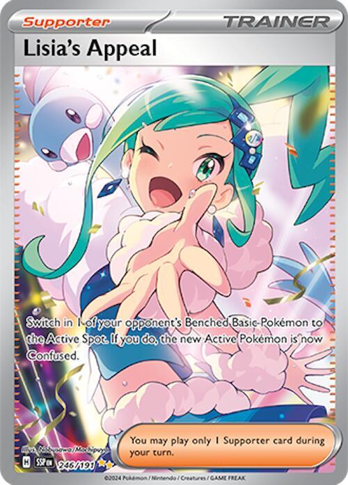 Lisia's Appeal Holo Special Illustration Rare SV08: Surging Sparks 246/191 NM