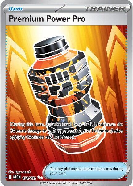Premium Power Pro Holo Ultra Rare ME01: Mega Evolution 174/132 NM
