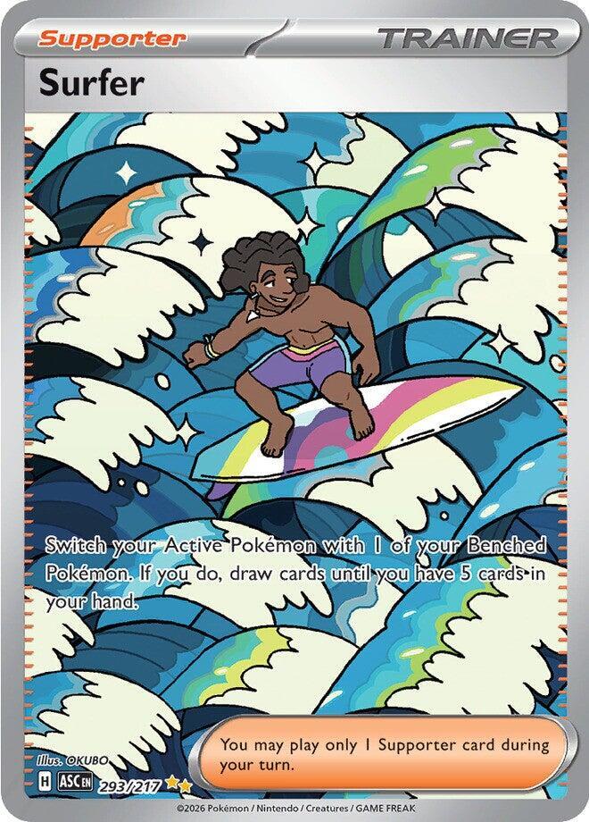Surfer Holo Special Illustration Rare ME: Ascended Heroes 293/217 NM