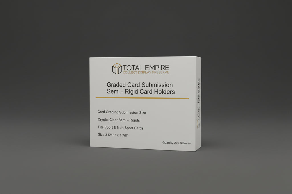 Graded Card Submission Semi - Rigid Card Holders (200 QUANTITY)
