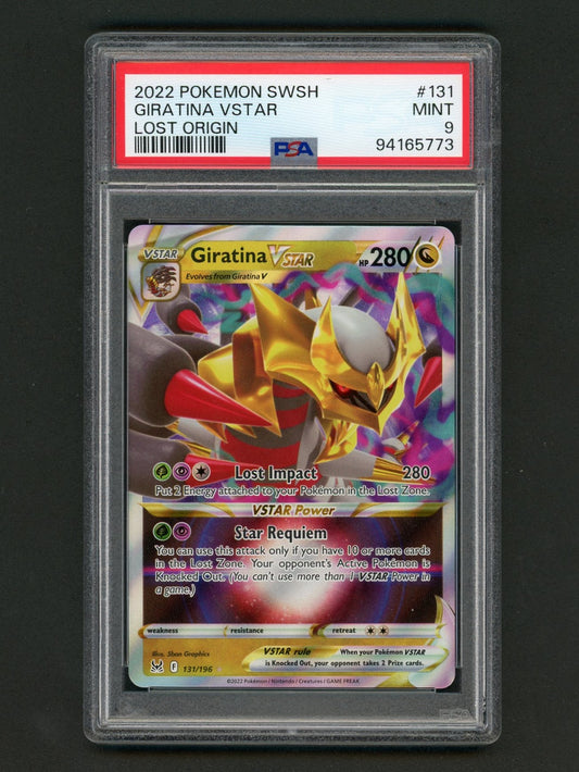 2022 Pokémon SWSH Lost Origin Giratina VSTAR PSA 9