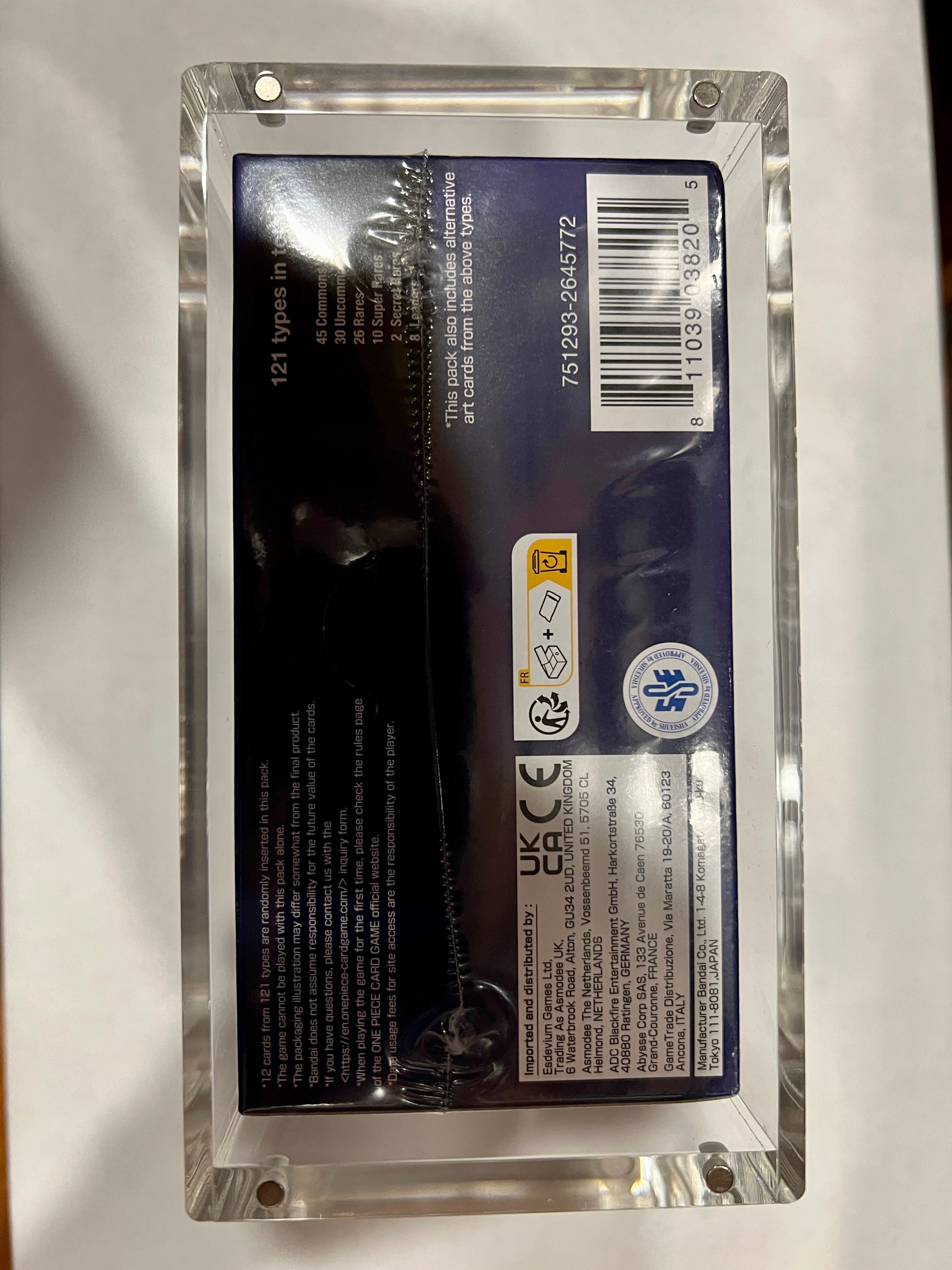 One Piece Booster Box Acrylic Case (READ DESCRIPTION) Total Empire LLC One Piece Booster Box Acrylic Case (READ DESCRIPTION) Total Empire LLC